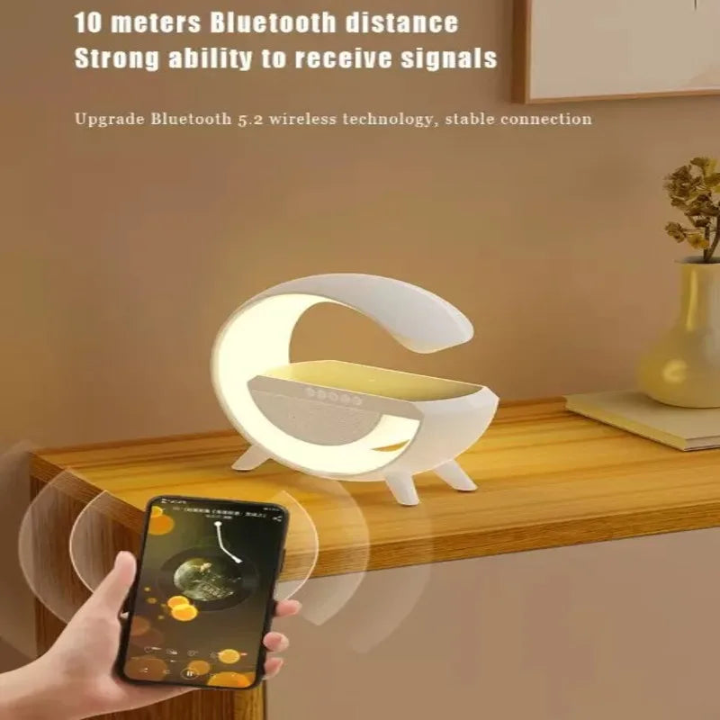 Luminária De Mesa Smart  Bluetooth Caixa de Som