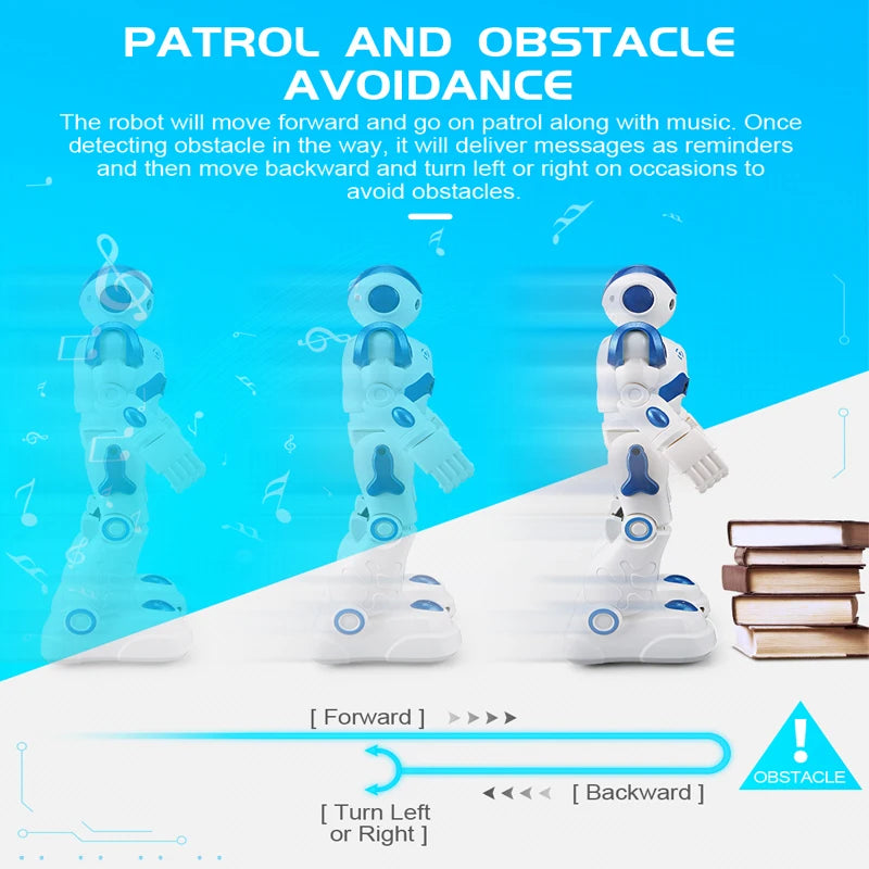 Robô Inteligente Cady Robot - Que Funciona e Dança com apenas um Click no Contrele