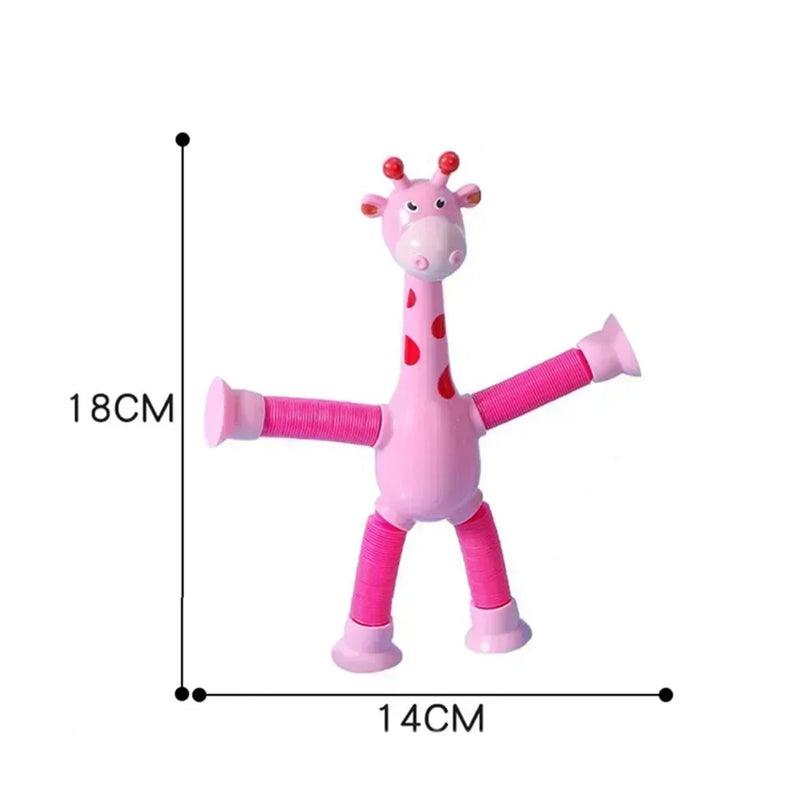 BOB Girafa a Girafa Que Estica com Ventosas e LED - Deixe Seus Filhos Desenvolverem a Sua Criatividade Com o BOB Girafa