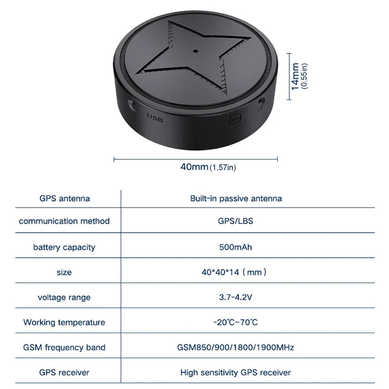 Mini Rastreador GPS Pro - Localize em Qualquer Lugar