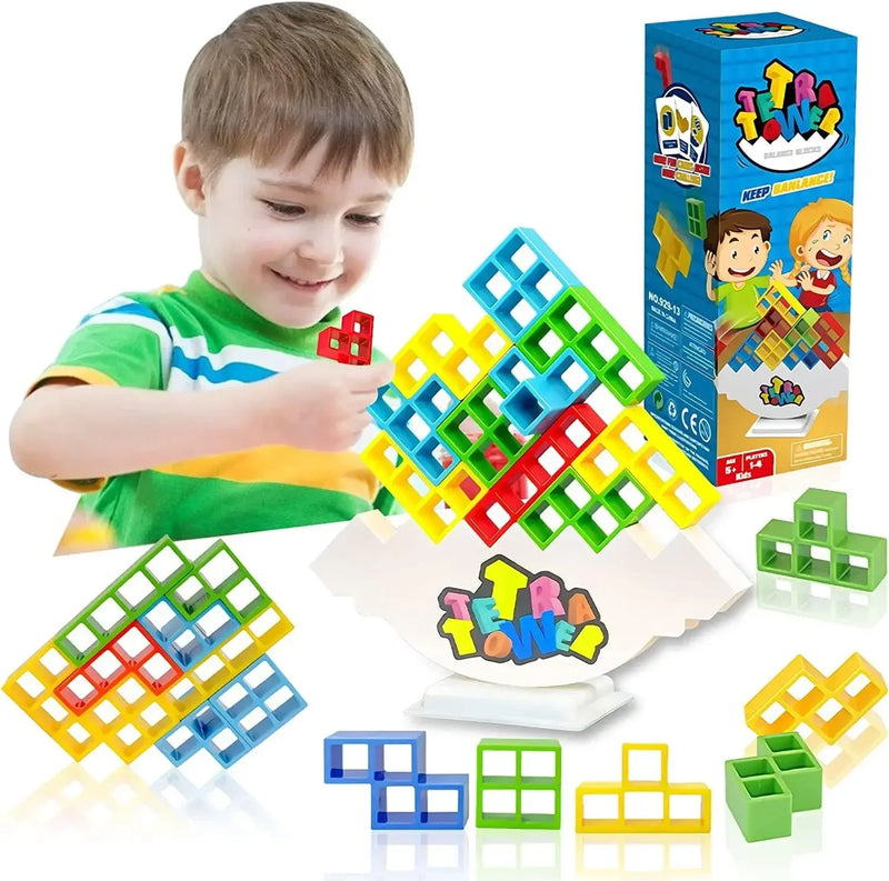 Cube Tetris Tower - Gaste o Seu Tempo Criando Memórias com os Seus Filhos e a Sua Família