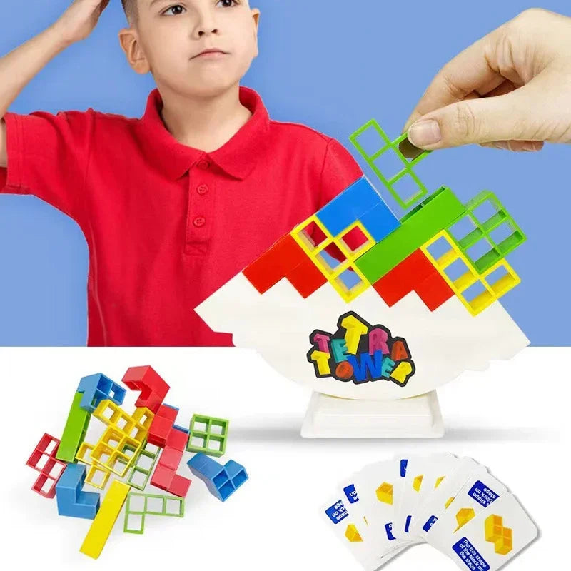 Cube Tetris Tower - Gaste o Seu Tempo Criando Memórias com os Seus Filhos e a Sua Família