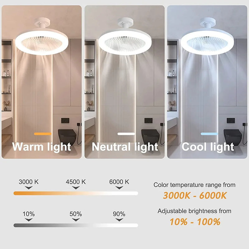 Ventilador de Teto com Luz de LED - AeroWind